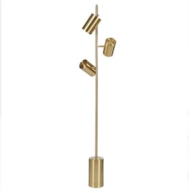 Olliix Urban Habitat Alta Gold 3 Light Metal Floor Lamp