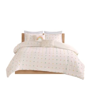 Olliix Urban Habitat Kids Callie Twin Twin XL Jacquard Pom Pom Duvet Cover ...