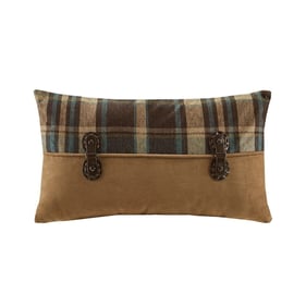 Olliix Woolrich Hadley Plaid Oblong Pillow