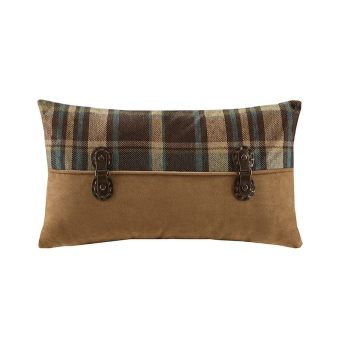 Olliix Woolrich Hadley Plaid Oblong Pillow OLIX-WR30-425