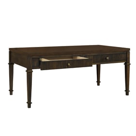 Olliix Martha Stewart Kenna Brown 2 Drawer Coffee Table