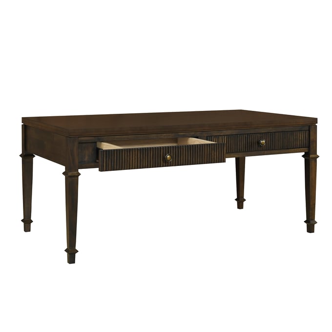 Olliix Martha Stewart Kenna Brown 2 Drawer Coffee Table OLIX-MT120-1192