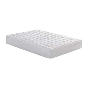 Olliix Intelligent Design Dream Puff White King Mattress Pad