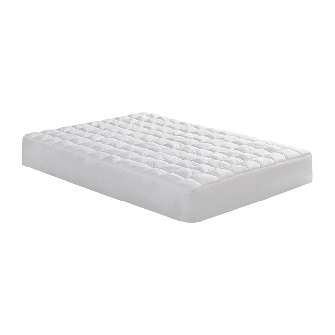 Olliix Intelligent Design Dream Puff White Twin Mattress Pad OLIX-ID16-2316