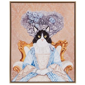 Olliix Madison Park Pet Portrait Bridger Kitty Wall Art