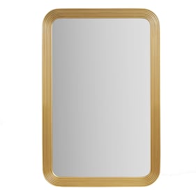 Olliix Madison Park Aurelia Gold Rounded Rectangle Wall Mirror