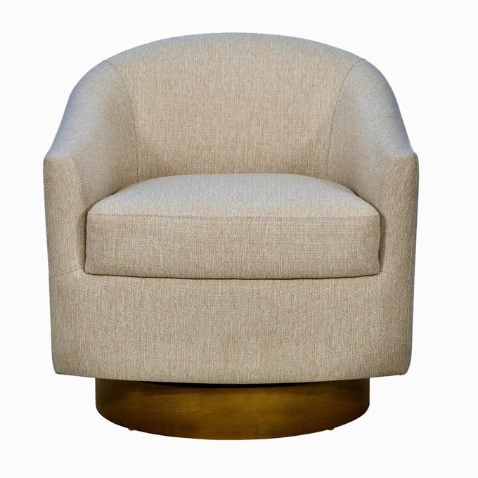 Olliix Madison Park Ashton Natural Upholstered Swivel Chair OLIX-MP103-1246