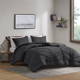 Olliix Intelligent Design Remy Black Twin Twin XL Comforter Set