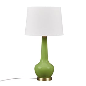 Olliix Hampton Hill Zazie Green Ceramic Genie Table Lamp