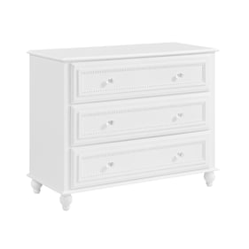 Oxford Baby Briella White 3 Drawer Dresser