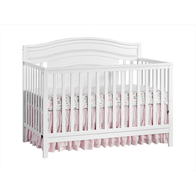 Oxford Baby Briella White 4 In 1 Convertible Crib OXFD-12611420