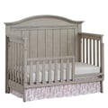 SOHO BABY Chandler Toddler Bed with Guard Rail, Stone Wash