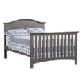 SOHO BABY Chandler Full Convertible Panel Bed, Graphite Gray