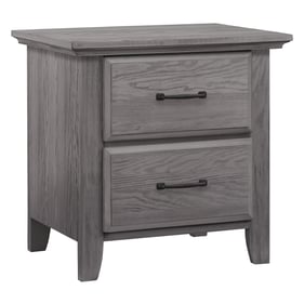 Oxford Soho Baby Chandler Graphite Gray 2 Drawer Nightstand