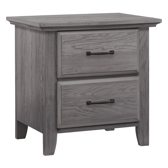 Oxford Soho Baby Chandler Graphite Gray 2 Drawer Nightstand OXFD-44022530