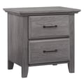 SOHO BABY Chandler 2 Dr Nightstand Graphite Gray