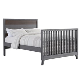 Oxford Soho Baby Cascade Gray Full Convertible Panel Bed