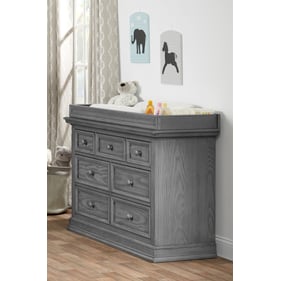 Oxford Baby Glenbrook Graphite Gray Dresser with Changing Topper