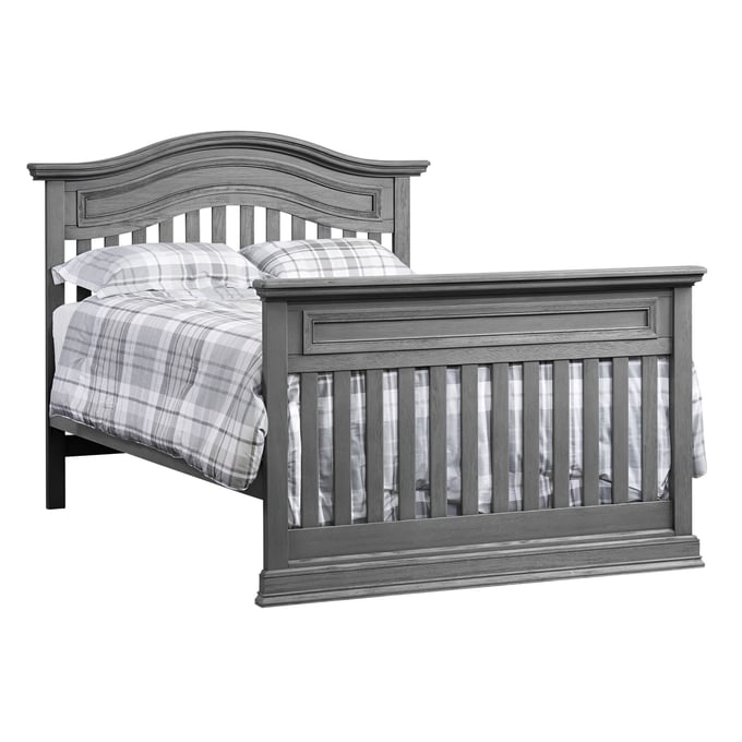 Oxford Baby Glenbrook Graphite Gray Full Convertible Bed OXFD-27011530-F-BED