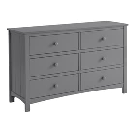 Oxford Baby Universal Dove Gray 6 Drawer Dresser