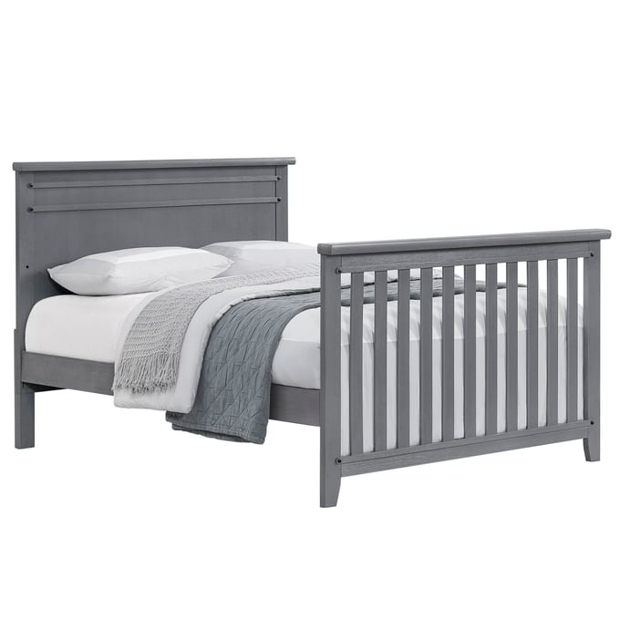 Oxford Soho Baby Ellison Ash Gray Full Convertible Bed OXFD-49088570-F-BED