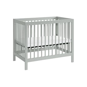 Oxford Soho Baby Essential Grey 4 In 1 Mini Crib