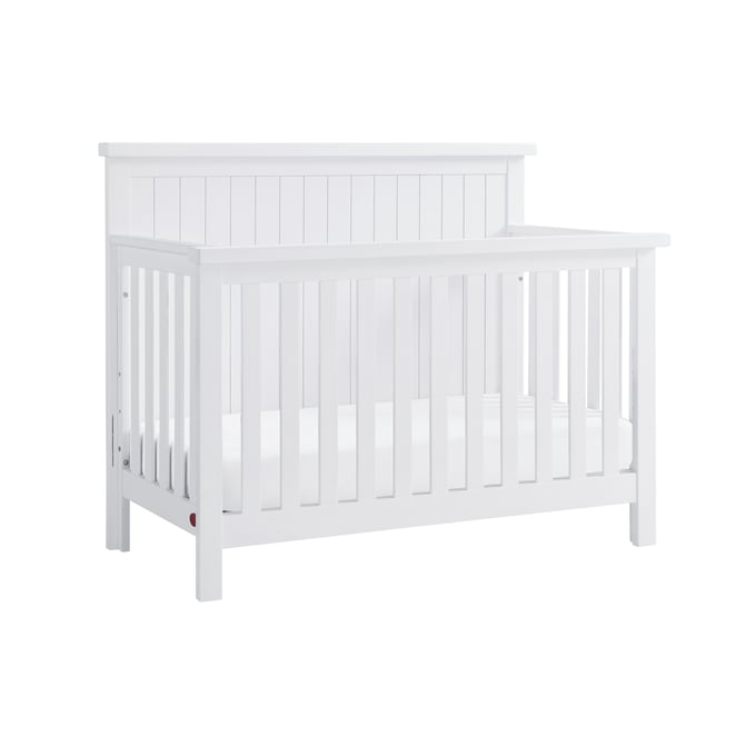 Oxford Soho Baby Everlee Whitewash 4 In 1 Convertible Crib OXFD-13111480