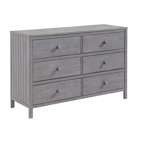 Oxford Soho Baby Everlee Greystone 6 Drawer Dresser