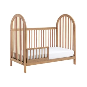 Oxford Soho Baby Everlee Honey Island Bed with Toddler Guardrail