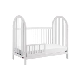 Oxford Soho Baby Everlee Whitewash 2pc Island Toddler Bed Set with Dresser ...