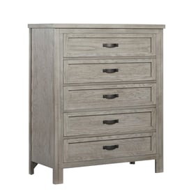 Oxford Soho Baby Hanover Oak Gray 5 Drawer Chest