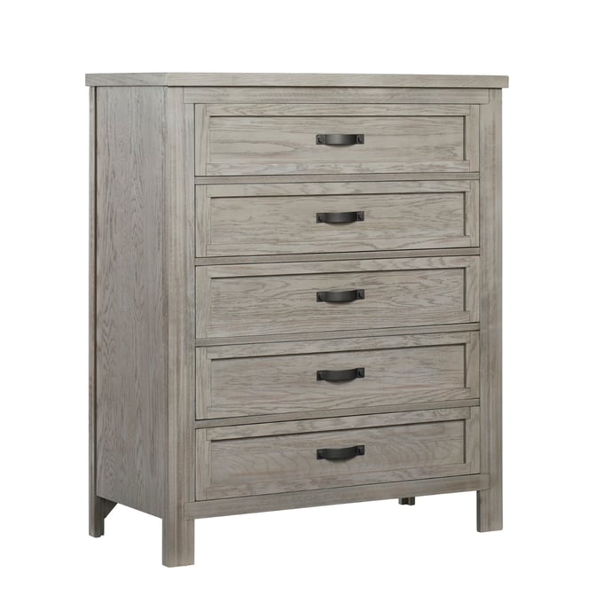 Oxford Soho Baby Hanover Oak Gray 5 Drawer Chest OXFD-47035560