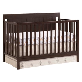 Oxford Baby Lazio Espresso 4 In 1 Convertible Crib