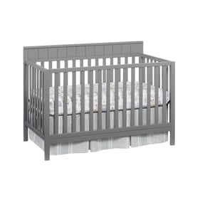 Oxford Baby Logan Dove Gray 4 In 1 Convertible Crib