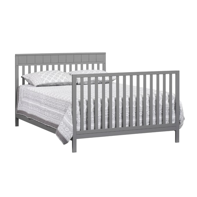 Oxford Baby Logan Dove Gray Full Convertible Bed OXFD-10811550-F-BED