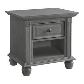 Oxford Baby London Lane Arctic Gray 1 Drawer Nightstand