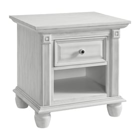 Oxford Baby London Lane Vintage White 1 Drawer Nightstand