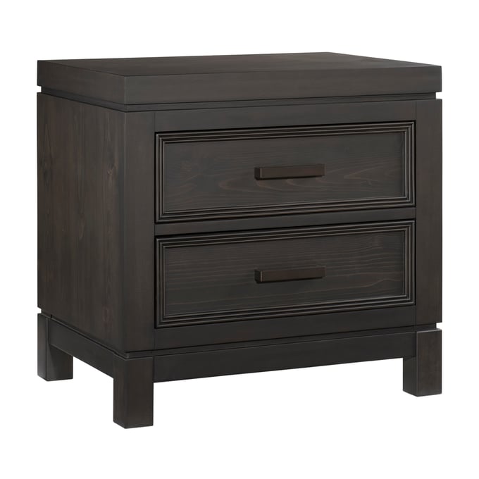 Oxford Soho Baby Manchester Black Iron 2 Drawer Night Stand OXFD-40022940