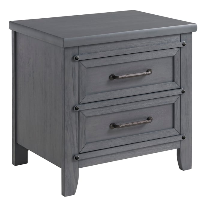 Oxford Soho Baby Ellison Ash Gray Nightstand OXFD-49022570