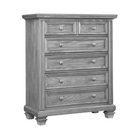 Oxford Soho Baby Richmond Brushed Gray 6 Drawer Chest