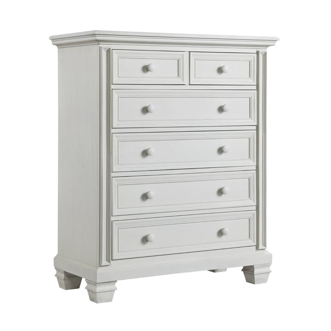 Oxford Soho Baby Richmond Oyster White 6 Drawer Chest OXFD-17066430