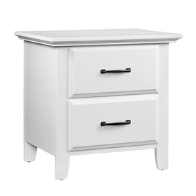 Oxford Baby Willowbrook White 2 Drawer Nightstand