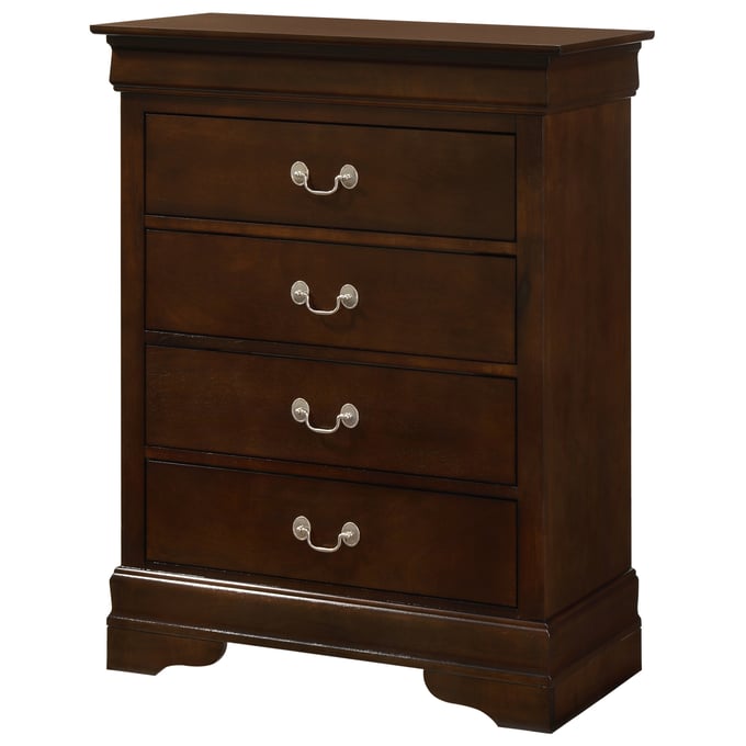 Louis Philippe Cappuccino Chest