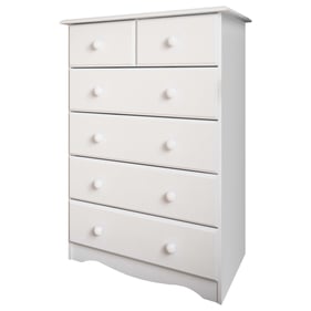 Palace Imports White 6 Drawers Chest