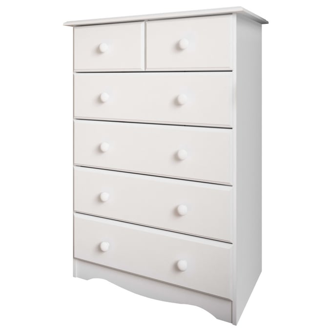 Palace Imports White 6 Drawers Chest PIF-5361