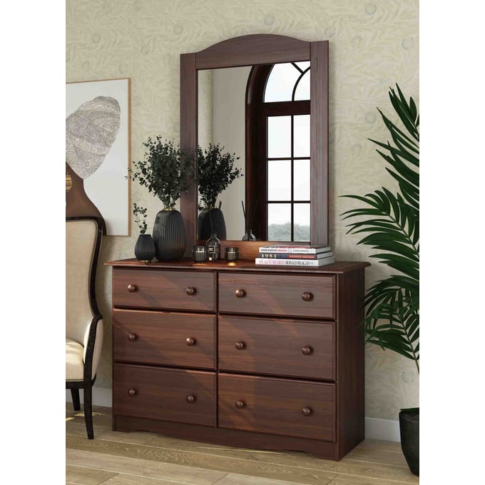 Palace Imports Mocha Dresser and Mirror PIF-5403-DRMR