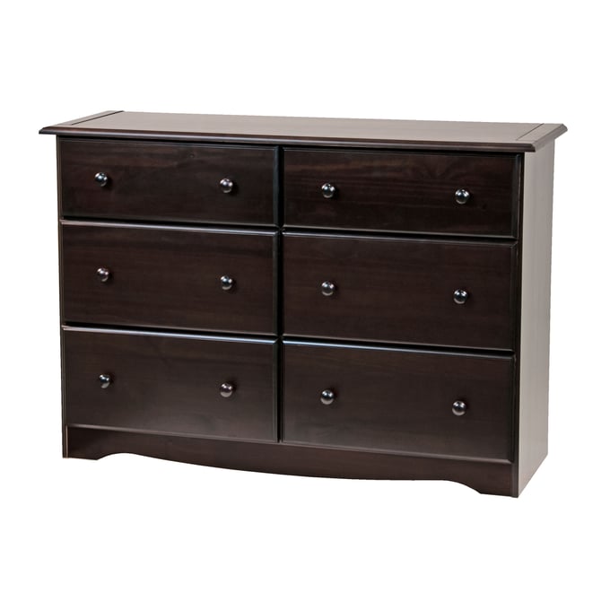 Palace Imports Java 6 Drawers Double Dresser PIF-5406