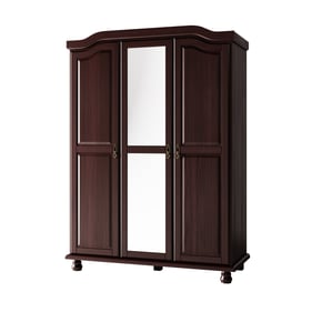 Palace Imports Kyle Java 3 Door Wardrobe with Mirrored