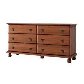 Palace Imports Kyle Mocha 6 Drawers Double Dresser