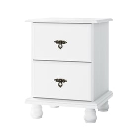 Palace Imports Kyle White 2 Drawer Nightstand